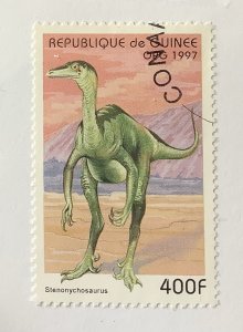 Guinea 1997 Scott 1420  CTO -  400fr, Prehistoric animals, Dinosaur