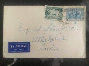 1931 Subiaco Australia Commercial cover To Imperial Stamp In Allahabad India