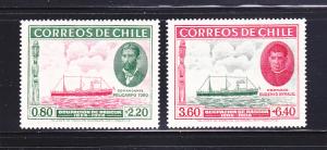 Chile B1-B2 Set MNH Ships