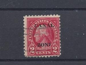 Canal Zone, 84, 2c Washington Overprint VARIETY: ZONI Single, **Used** (LibS2)