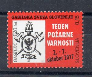 SLOVENIA - CHARITY STAMP - FIREMEN - 2017 -