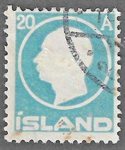 Iceland (1912) - Scott # 94,    Used