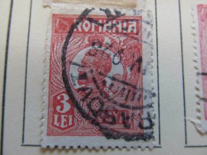 Romania Romania Romania 1920-26 3L fine used stamp A13P32F148-