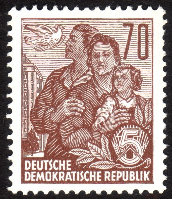 1959, Germany DDR 70pfg, MNH, Sc 482