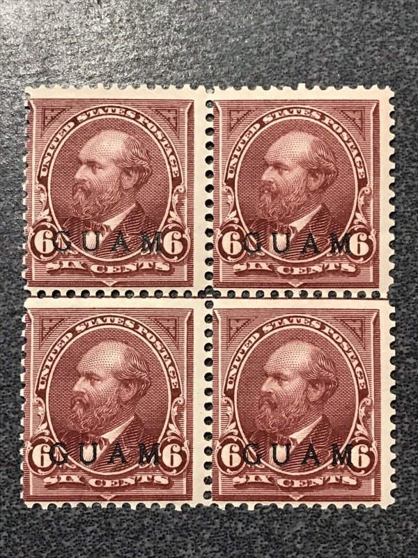 Guam US Possession #6 MNH Block of 4 (SCV ~$1100 for MNH) KS Philatelics 6G203M