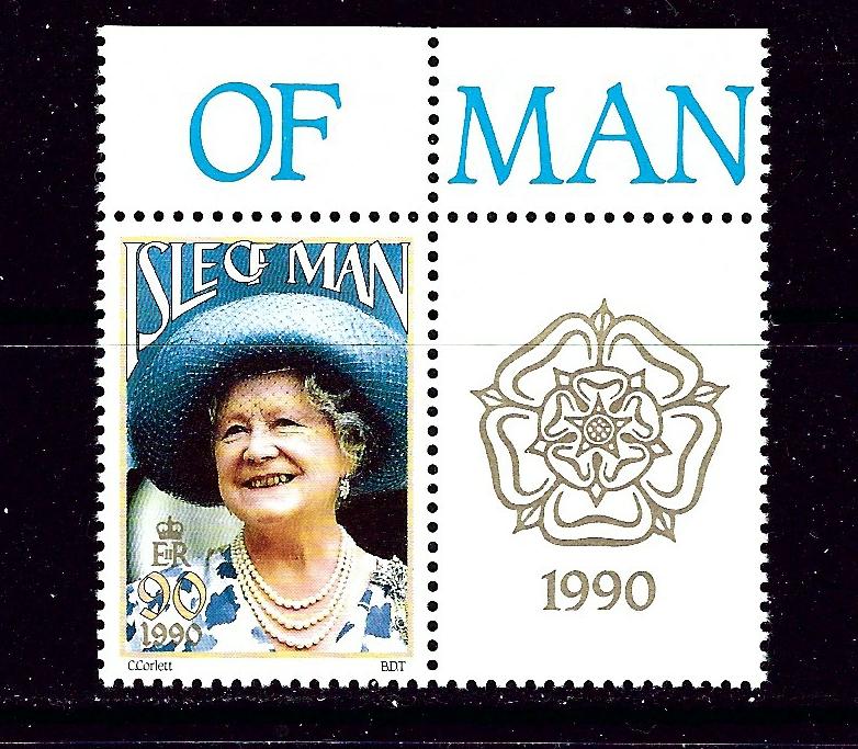 Isle of Man 425 NH 1990 Queen Mother Birthday