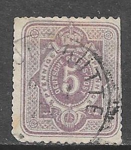 Germany 30: 5pf Numeral, used, F, fault