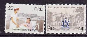 Ireland-Sc#589-90-unused NH set-Royal College of Surgeons-1984-