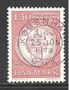Denmark 627 used SCV $ 0.20 (RS)