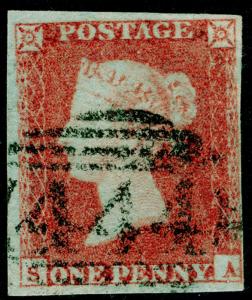 SG8, 1d red-brown, USED. SA