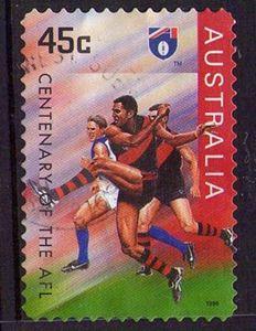 AUSTRALIA  1996 AFL CENTENARY 45c ESSENDON USED  837