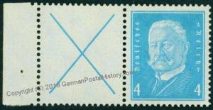 Germany 1932 Hindenburg Michel W26 MNH Se-Tenant 75880