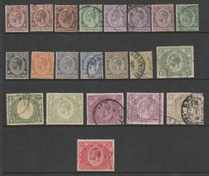 Kenya U.T. a small lot of early KGV