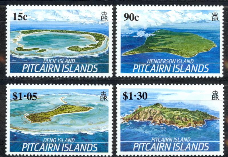 Pitcairn Islands Sc# 327-330 MNH 1989 The Islands