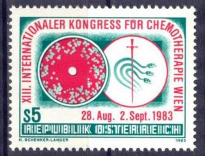 Austria 1983 International Chemotherapy Congress Mi. 1748 MNH