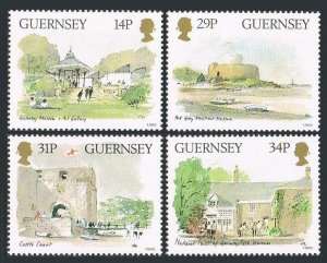 Guernsey 342-345,MNH.Michel 369-372. Guernsey Museum,Art Gallery,Folk museum.