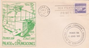 1951 Cuba Stamps Sc RA11  Communications Palace FDC