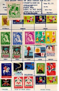1955 Worldwide Christmas Seals