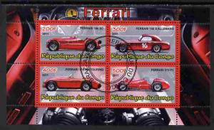 CONGO SHEET USED F1 RACING CARS FORMULA 1