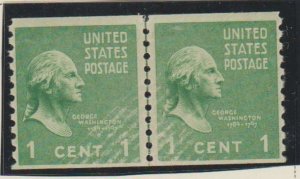 U.S. Scott #839-840 Washington Stamps - Mint Line Pairs