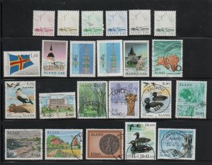 Finland - Aland 1-10 Mint never hinged, 11-12 Used Set