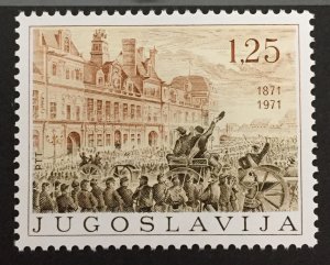 Yugoslavia 1971 #1051, Paris Commune, MNH.