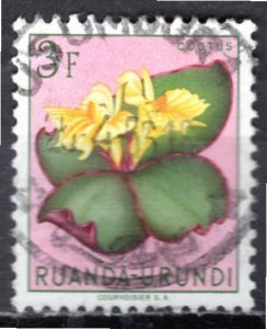 Ruanda Urundi 1953; Sc. # 126; Used Single Stamp