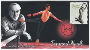 CA21-034, 2021, Ballet Legends, First Day of Issue, Pictorial Postmark, Fernand