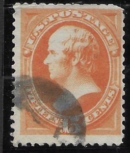 US #152 used. Daniel Webster.  Nice.
