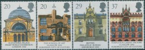 Great Britain 1990 SG1493-1496 QEII Europa Glasgow set MNH