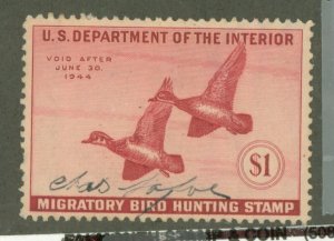 United States #RW10 Used Single (Ducks)