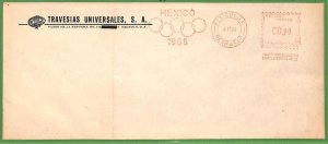 ZA1898 - MEXICO - POSTAL HISTORY - 1968  OLYMPIC Red Mechanical Postmark