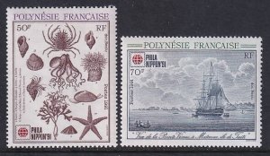 French Polynesia 574-575 MNH VF