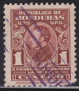 Honduras RA2  Postal Tax Stamp 1941