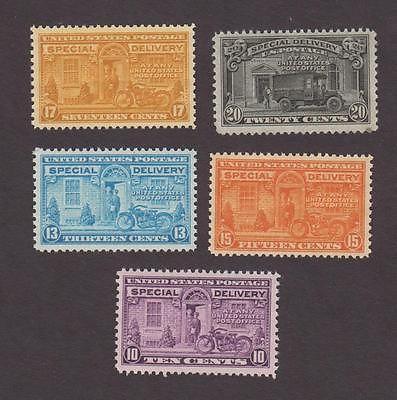 US,E15,E16,E17,E18,E19,B.O.B.,SPECIAL DELIVERY, MINT NH VF