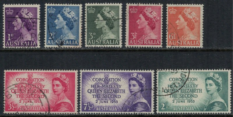 Australia #256-61  CV $5.30