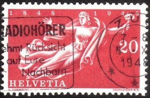 1948, Switzerland 20c, Used, Sc 314