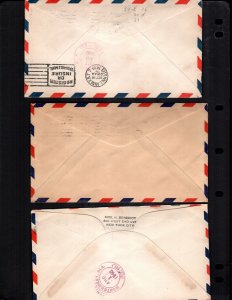 US 3 used first flight covers