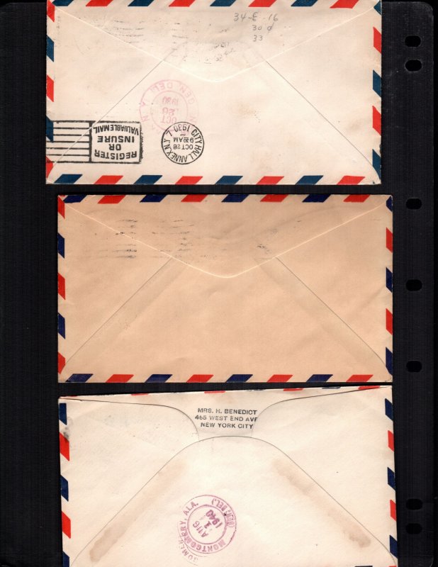 US 3 used first flight covers