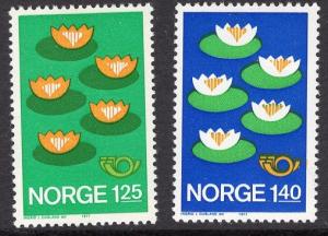 Norway  #688-689  1977 MNH Nordic countries