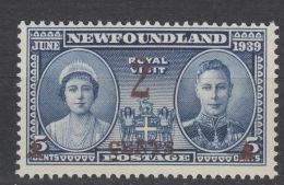 Newfoundland - 1939 surcharged \2c on 5c\  - MNH (1013)