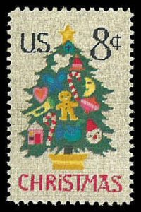 PCBstamps   US  #1508 8c Christmas - Needlepoint, MNH, (11)