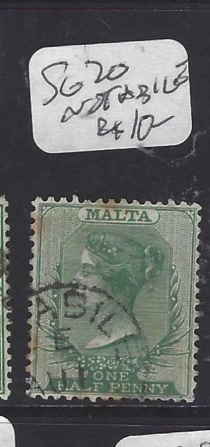 MALTA (P0710B)  QV  1/2D    SG 20  NOTABILLE    CDS  VFU