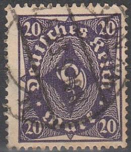 Germany #191 F-VF Used  (V4198)