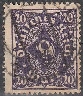 Germany #191 F-VF Used  (V4198)