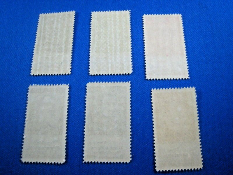 YUGOSLAVIA 1933  -  SCOTT # B32-B37    COMPLETE SET    MNH