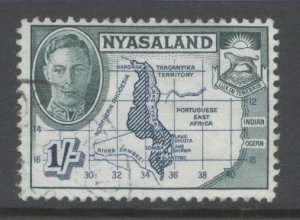 Nyasaland Scott 76 used