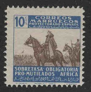 Spanish Morocco Scott RA14 MH* Postal Tax Franco on horse 1946