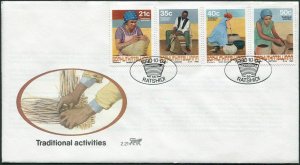 SA-Bophuthatswana 249-252, FDC. Michel . Traditional Activities, 1990.