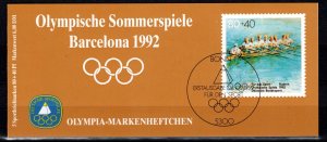 Germany Bund Scott # B725 (5), mint nh, Olympia Barcelona booklet 1992